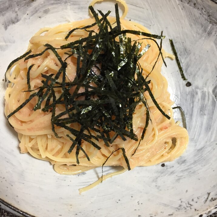 シンプルな明太子パスタ♫